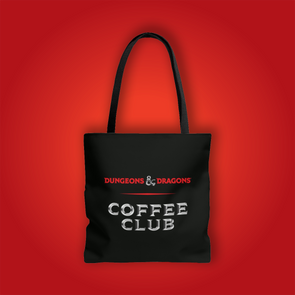 Dungeons and Dragons Coffee Club Logo Tote Bag